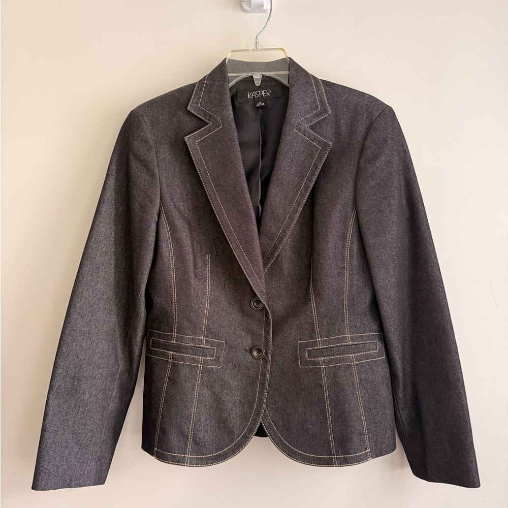 Kasper Women's Black Blazer Jacket size 10